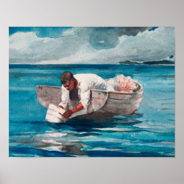 Der Wasserfan (ca. 1888-1889) | Winslow Homer Poster