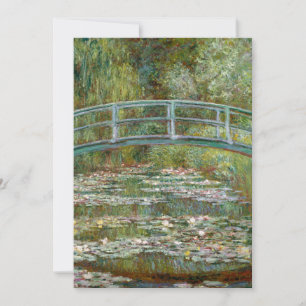 Der Wasserlily-Teich Claude Monet Card