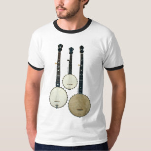 Der Wecker-T - Shirt 3 Banjo-Männer
