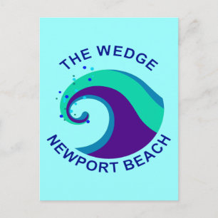 Der Wedge, Newport Beach Postkarte