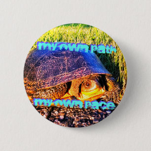 DER WEG-BUTTON DER SCHILDKRÖTE BUTTON