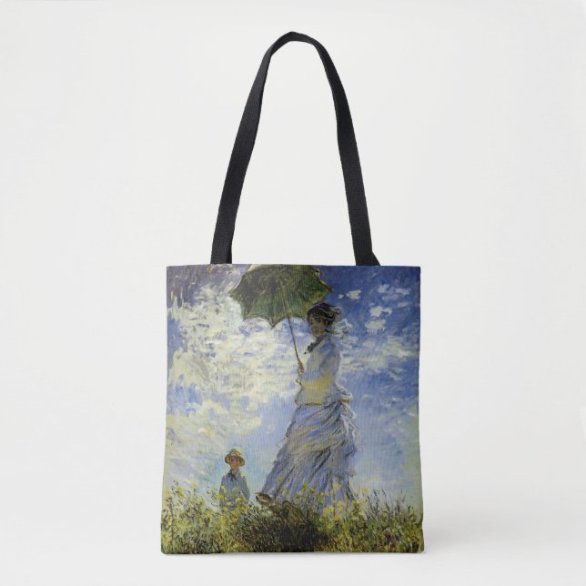 Der Weg, Dame mit einem Sonnenschirm Tasche (Vorderseite)