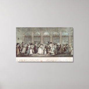 Der Weg der Palais Royal-Galerie, 1787 Leinwanddruck