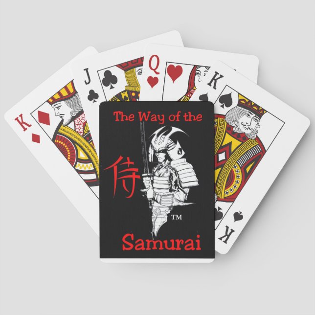 Der Weg der Samurai Spielkarten (Rückseite)