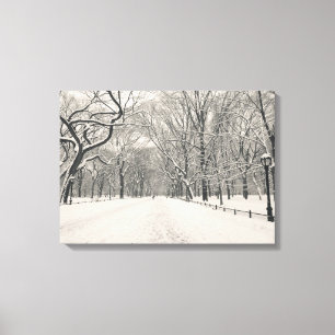 Der Weg des Dichters - Central Park - New York Leinwanddruck