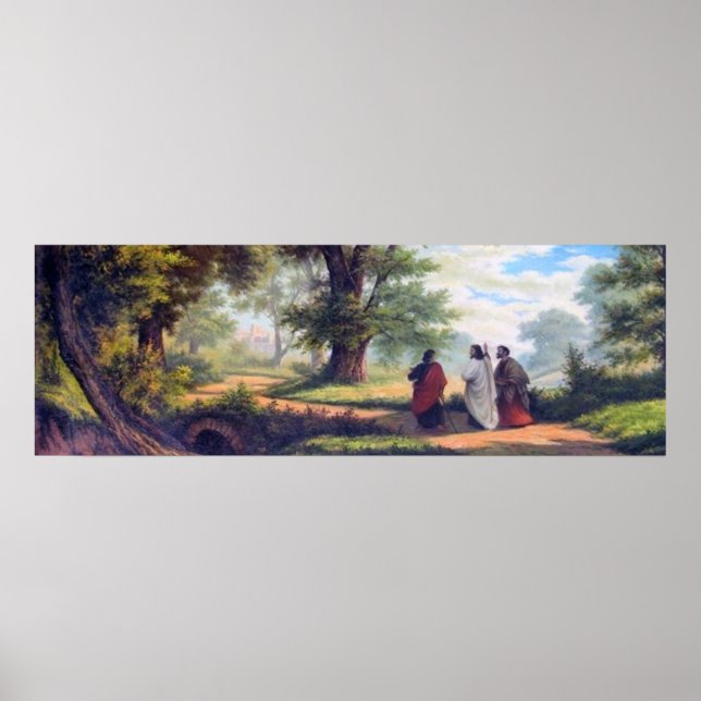 Der Weg nach Emmaus. Poster (Vorne)