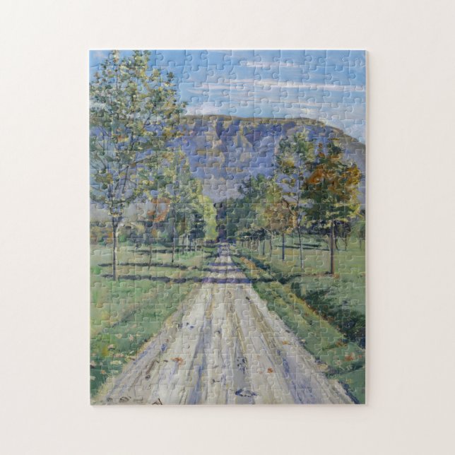 Der Weg nach Evordes (von Ferdinand Hodler) (Vertikal)