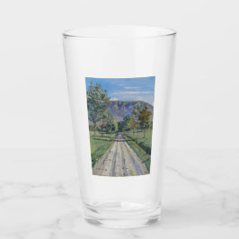 Der Weg nach Evordes (von Ferdinand Hodler) Glas