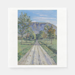 Der Weg nach Evordes (von Ferdinand Hodler) Serviette