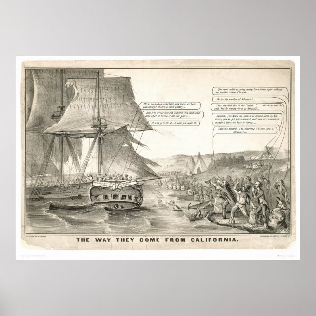 Der Weg nach Kalifornien (0476A) Poster (Vorne)