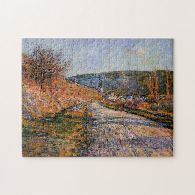 Der Weg nach Vetheuil Monet Schöne Kunst (Horizontal)