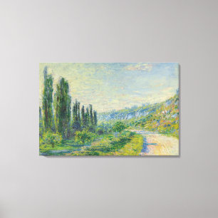 Der Weg nach Vétheuil (von Claude Monet) Leinwanddruck