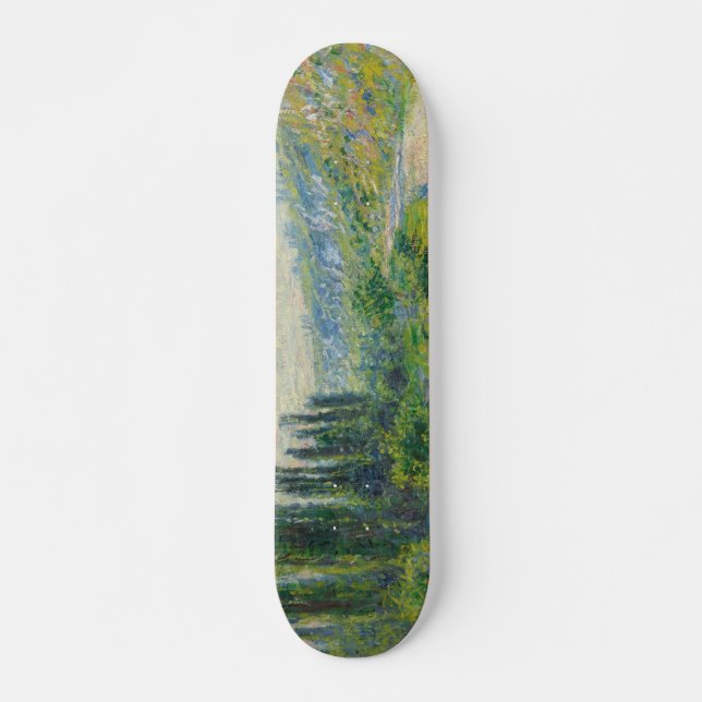 Der Weg nach Vétheuil (von Claude Monet) - Skatebo Skateboard (Vorne)