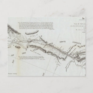 Der Weg von Missouri nach Oregon 2 Postkarte