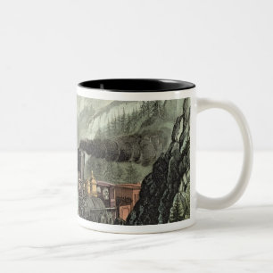 Der Weg zu Kalifornien Zweifarbige Tasse