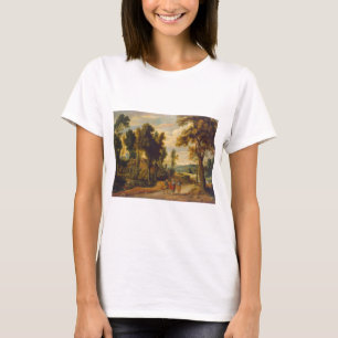 Der Weg zum Emmaus mit Christus T-Shirt