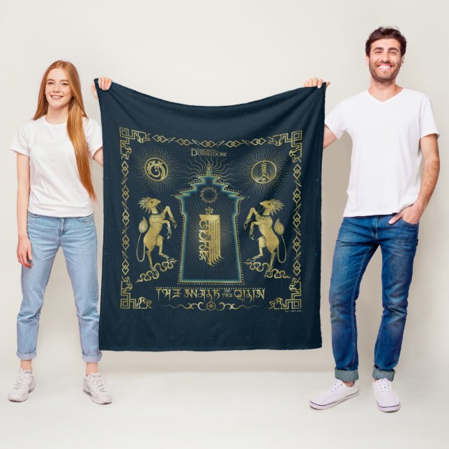 Der Weg zum goldenen Turm von Qilin Fleecedecke (Beispiel)