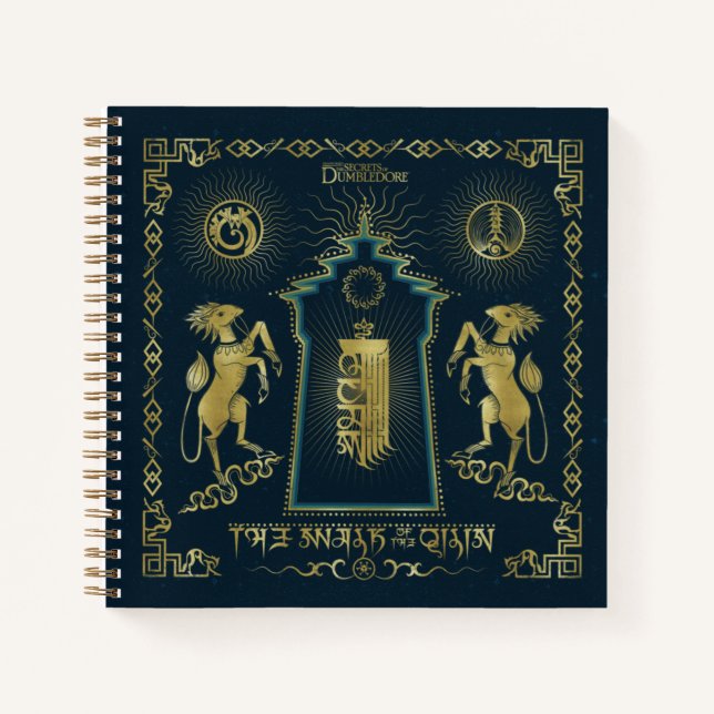 Der Weg zum goldenen Turm von Qilin Notizbuch (Vorderseite)