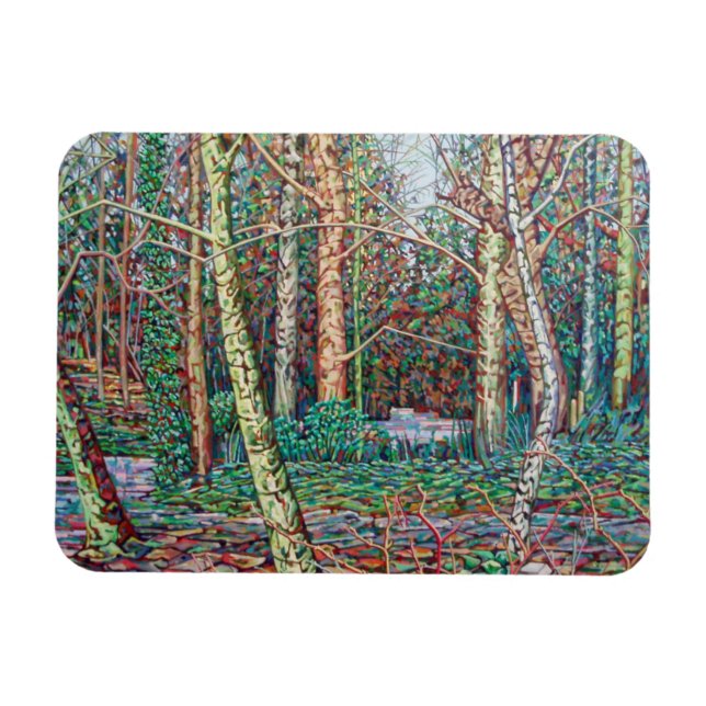 Der Weg zum Januar Magnet (Horizontal)