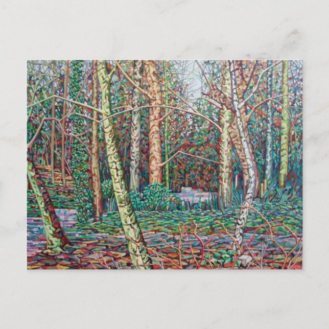 Der Weg zum Januar Postkarte (Vorderseite)