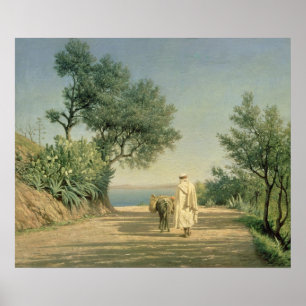 Der Weg zum Meer, Algerien, 1883 Poster