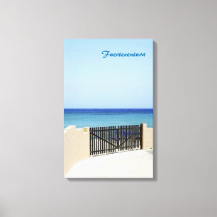 Der Weg zum Meer Leinwanddruck