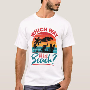 Der Weg zum Niedlichen Strand im Sommer T-Shirt