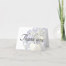 Der weiche blaue personalizable Hydrangea danken