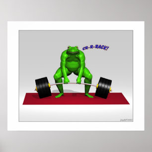 Der Weightlifter Poster