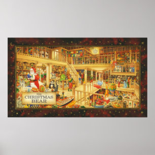 Der Weihnachtsbär Der Weihnachtsmann Kinder Spielz Poster