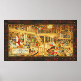 Der Weihnachtsbär Der Weihnachtsmann Kinder Spielz Poster
