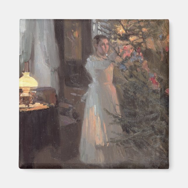 Der Weihnachtsbaum 1910 Magnet (Vorne)