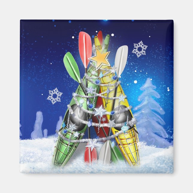 Der Weihnachtsbaum von Kayak Magnet (Vorne)