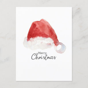 Der WeihnachtsHat frohe Weihnachten Red Watercolor