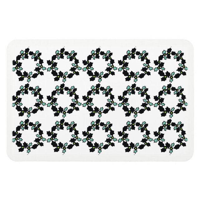 Der Weihnachtskranz - Magnet (Horizontal)