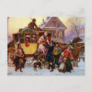 Der Weihnachtslehrer Feiertagspostkarte