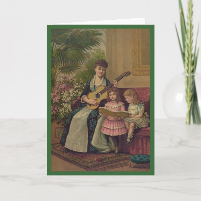 Der Weihnachtslieder Feiertagskarte (Vorderseite)