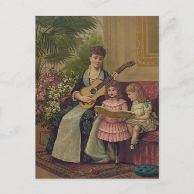 Der Weihnachtslieder Feiertagspostkarte (Vorderseite)