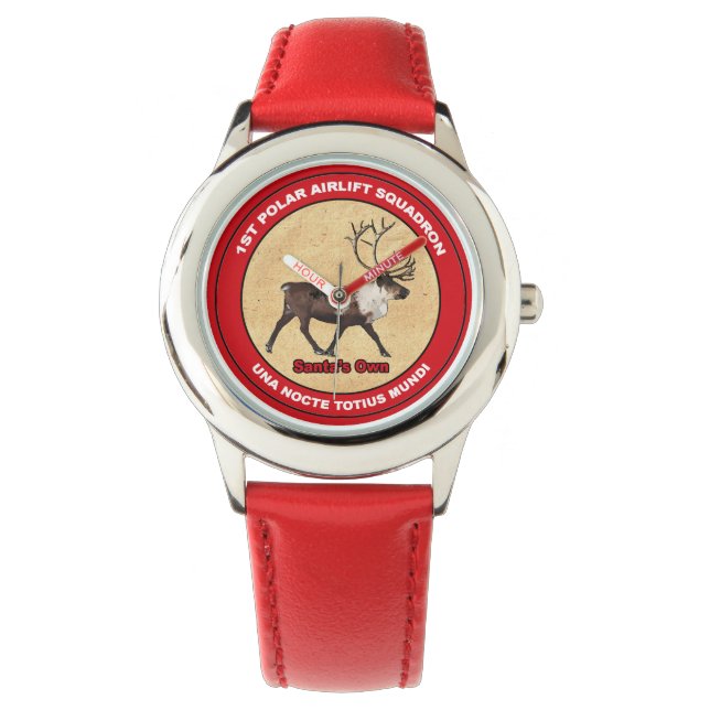 Der Weihnachtsmann - 1. Polar Airlift-Squadron Armbanduhr (Vorderseite)