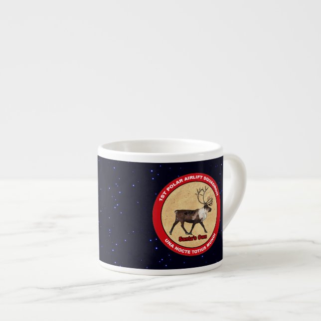 Der Weihnachtsmann - 1. Polar Airlift-Squadron Espressotasse (Vorderseite Rechts)