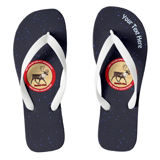 Der Weihnachtsmann - 1. Polar Airlift-Squadron Flip Flops (Fußbett)
