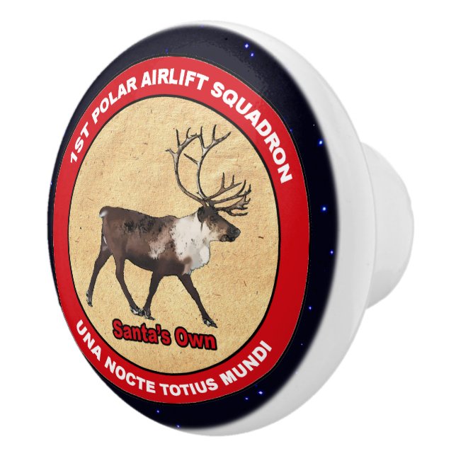 Der Weihnachtsmann - 1. Polar Airlift-Squadron Keramikknauf (Rechts)