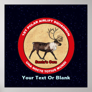 Der Weihnachtsmann - 1. Polar Airlift-Squadron Poster