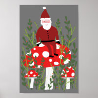 Der Weihnachtsmann auf dem Magischen Pilz