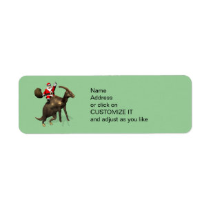 Der Weihnachtsmann auf dem Parasaurolophus