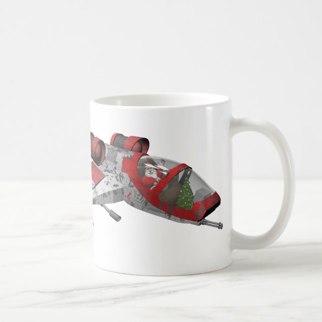 Der Weihnachtsmann aus dem Weltraum Kaffeetasse (Rechts)