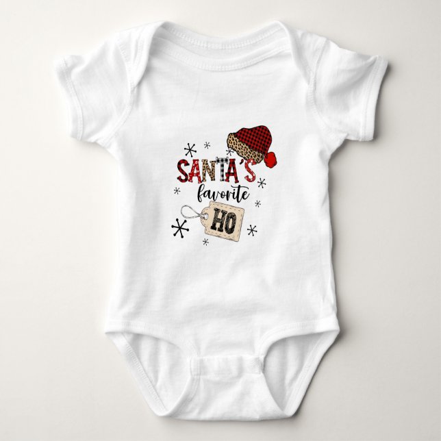 Der Weihnachtsmann Baby Strampler (Vorderseite)