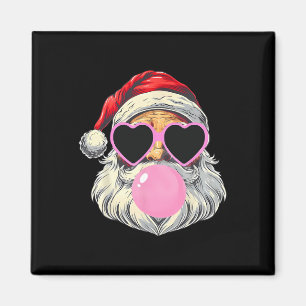 Der Weihnachtsmann bläst blubble gum pink sanft Ch Magnet