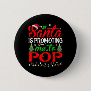 Der Weihnachtsmann bringt mich zum Weihnachtsfest Button