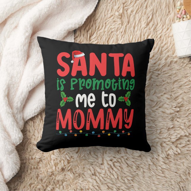 Der Weihnachtsmann fördert mich zu Weihnachten mei Kissen (Decke)
